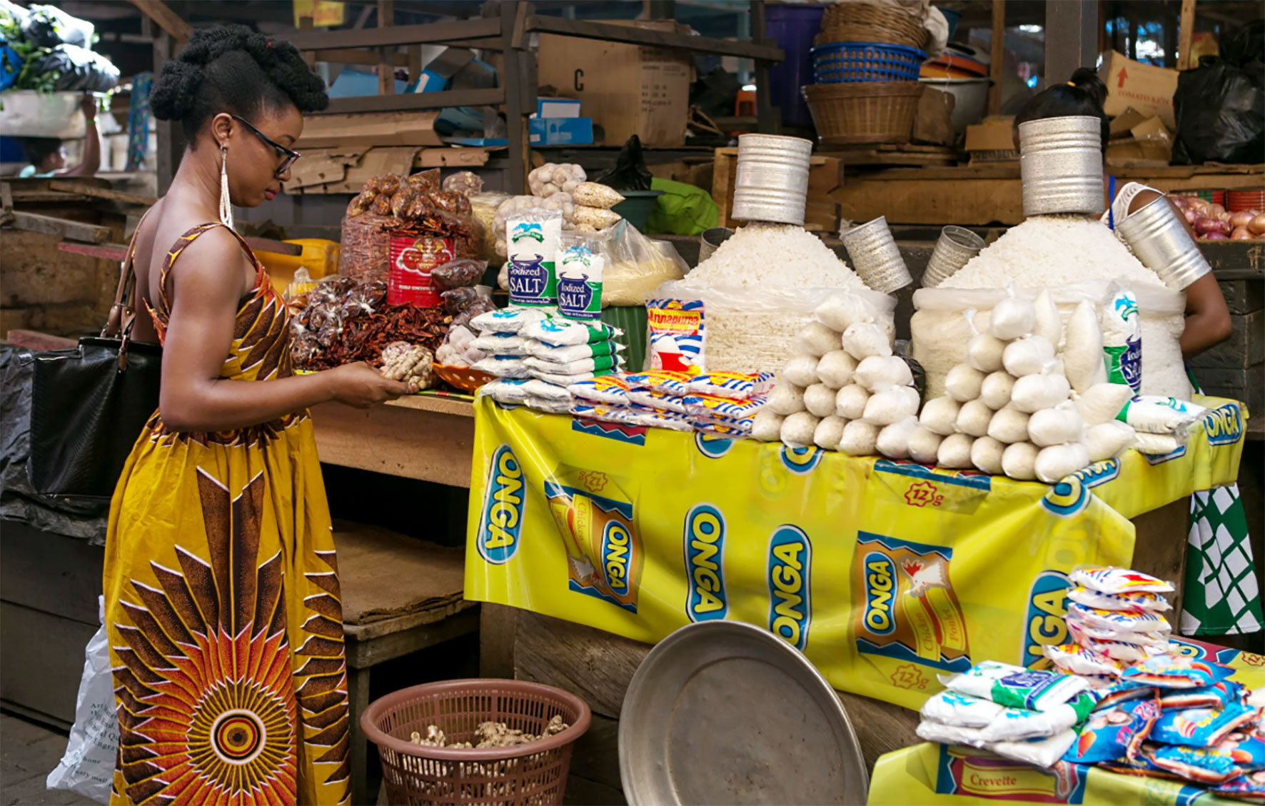 Market-Accra-Ghana LA PHOTO D'ICI